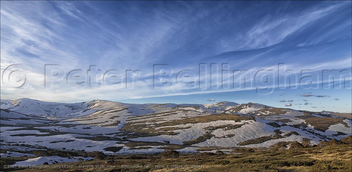 Peter Bellingham Photography Summit Walk View - Kosciuszko NP - NSW T (PBH4 00 10647)